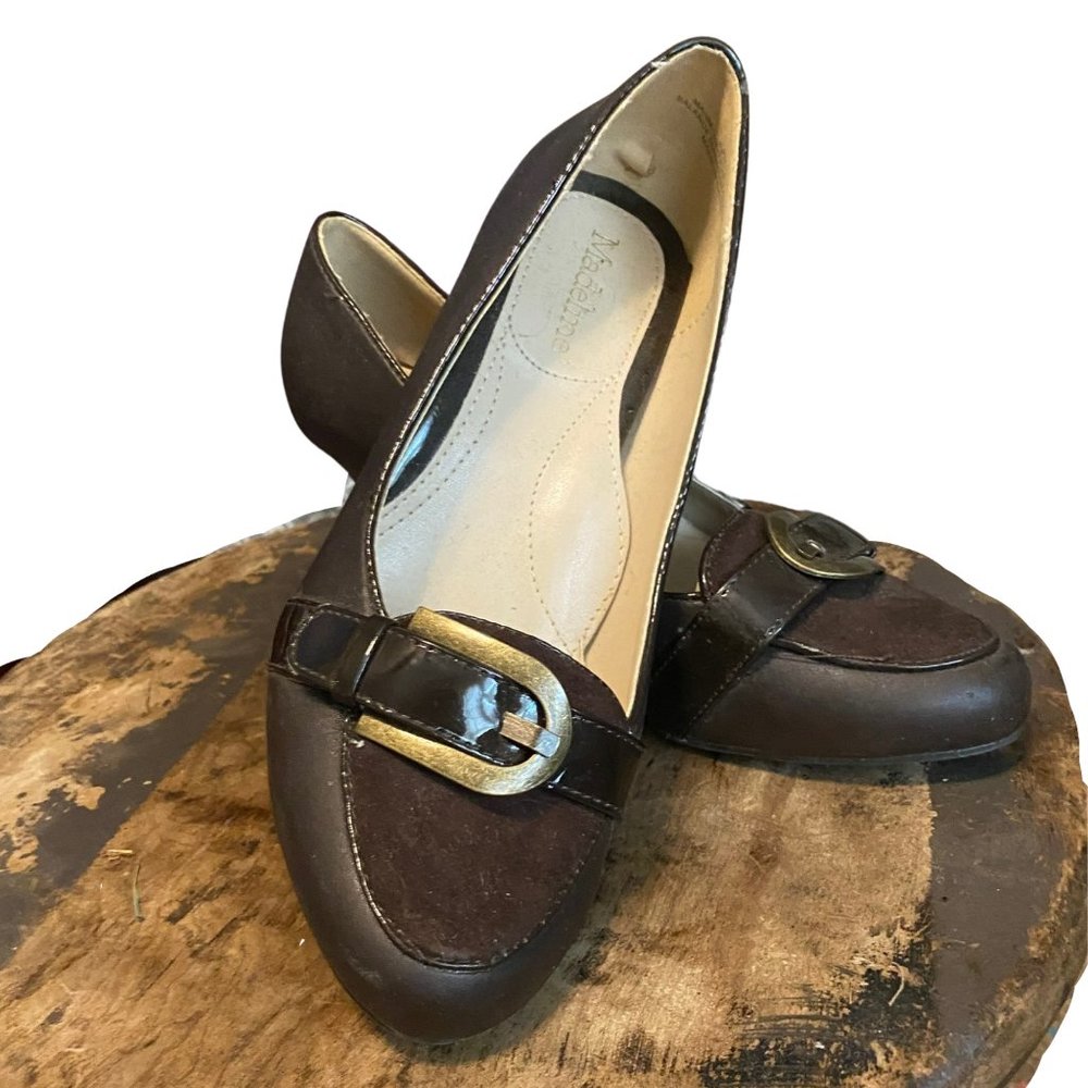 Madeline Kitten heels, brown, size 6